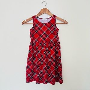 H&M Plaid Print Holiday Dress